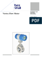 Vortex Meter Forbes Marshall VFM 7700 Manual