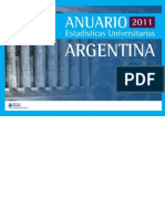 Anuario de Estadísticas Universitarias - Argentina 2011