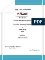 Supply Chain Management: Term Project "Analysis of 3PL Industry in India"