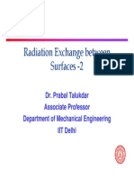 Radiation Exchange Between Radiation Exchange Between Surfaces - 2