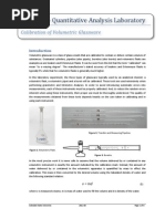 Calibration of Glassware