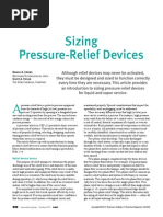 Sizing of Pressure Relief Valve