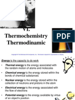 VI. Thermochemistry Thermodinamic