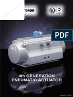 4Th Generation Pneumatic Actuator: Catalogue N°: 4Thg./99-B