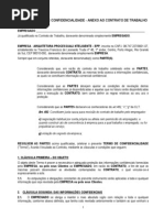 Modelo de Termo de Sigilo e Confidencialidade de Empregado Para API2