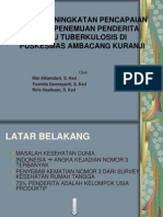 Upaya Peningkatan Pencapaian Angka Penemuan Penderita Baru Tuberkulosis