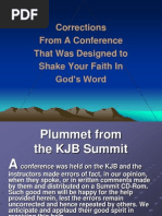 Your KJB is Not Full of Errors