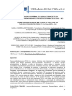 Controle Farmacologico Da Paracocidioidomicose Em Cacoal RO