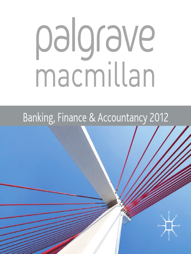 Palgrave Catalogue Banking Finance PDF Banks Financial Crisis Of