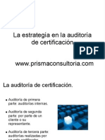 Ex27 La Estrategia en La Auditoria de Certificacion