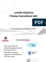 EX50-V3 Reseña Histórica de Prisma Consultoria SAs