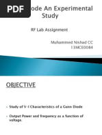 Gunn Diode Characteristics