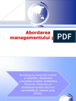 Prezentare Management Global