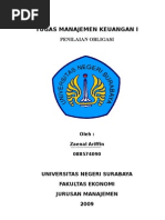 Makalah Penilaian Obligasi