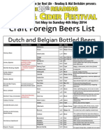 Foreign Beer 2014