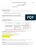 science lesson plan student 1