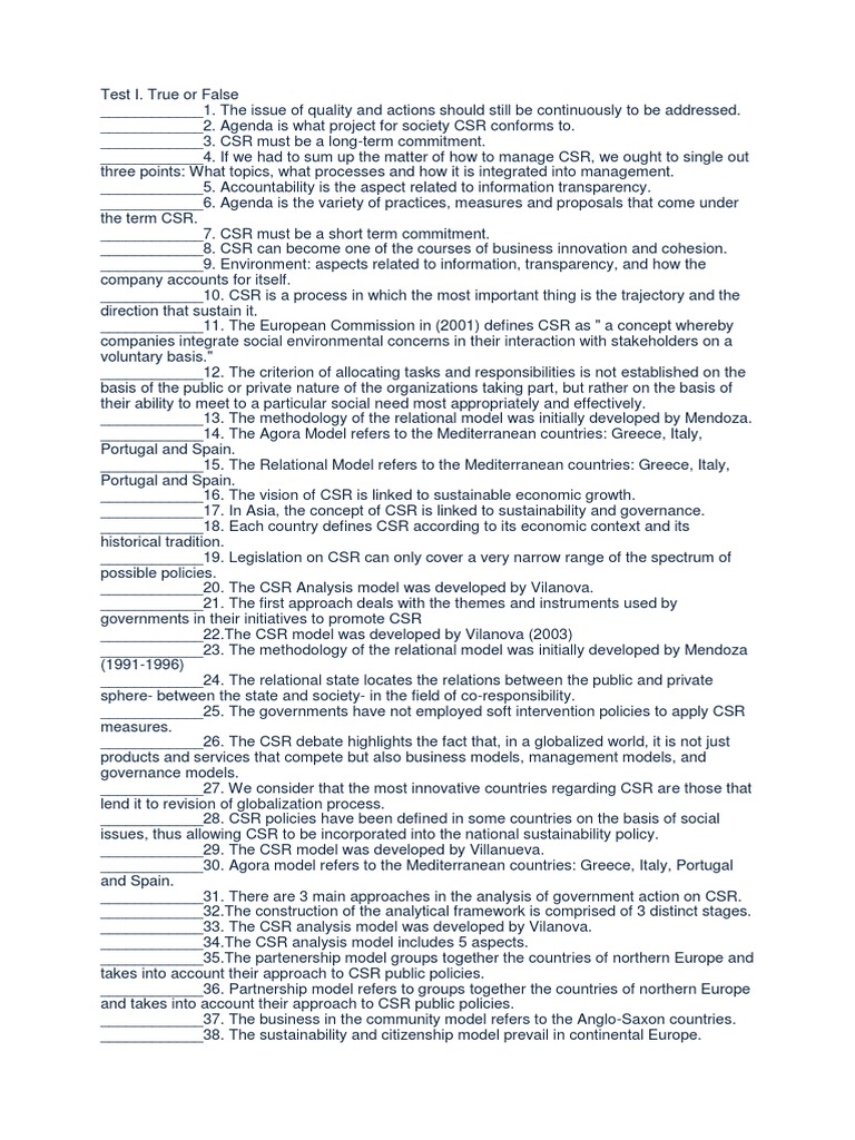 Chapter 1-3 | PDF | Corporate Social Responsibility | Governance