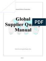 GM1927-Global Supplier Quality Manual