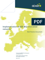 Implementation of IEEE 802.1 X in Wired Networks