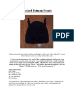 Masked Batman Beanies (Newborn-Adult)