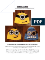 Minion Beanies (Newborn-Adult)