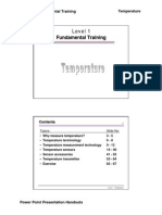 Training - Temperature