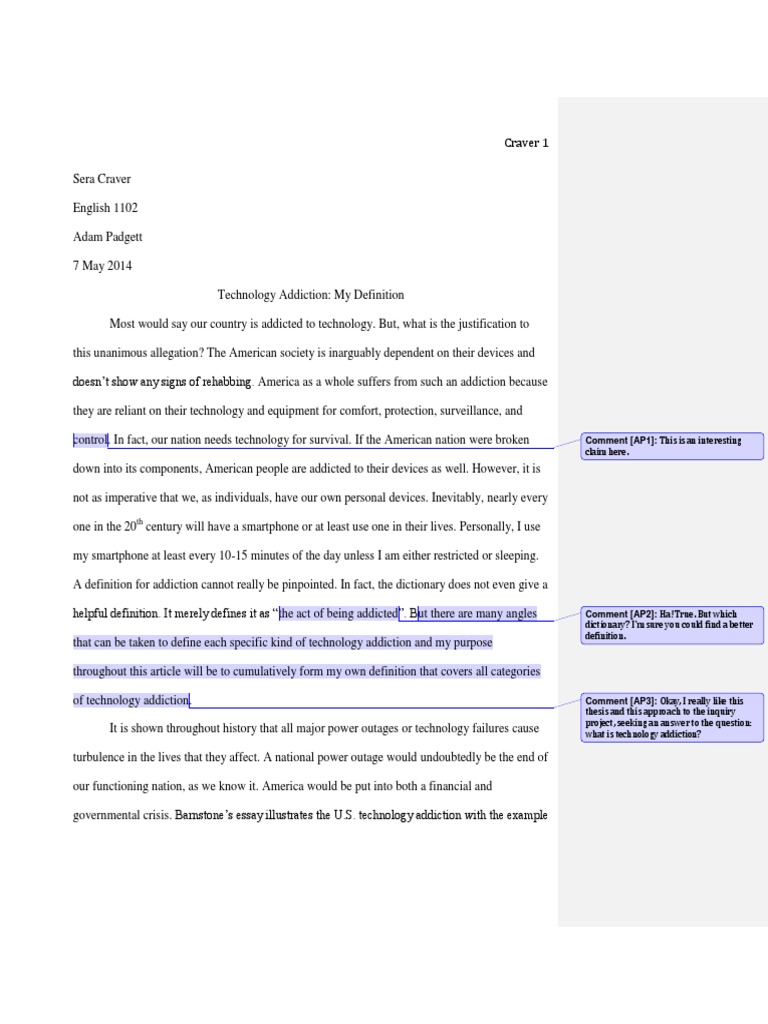 Thesis about technology in society picture