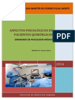 Aspectos Psicologicos de Paciente Quirurgico Monografia