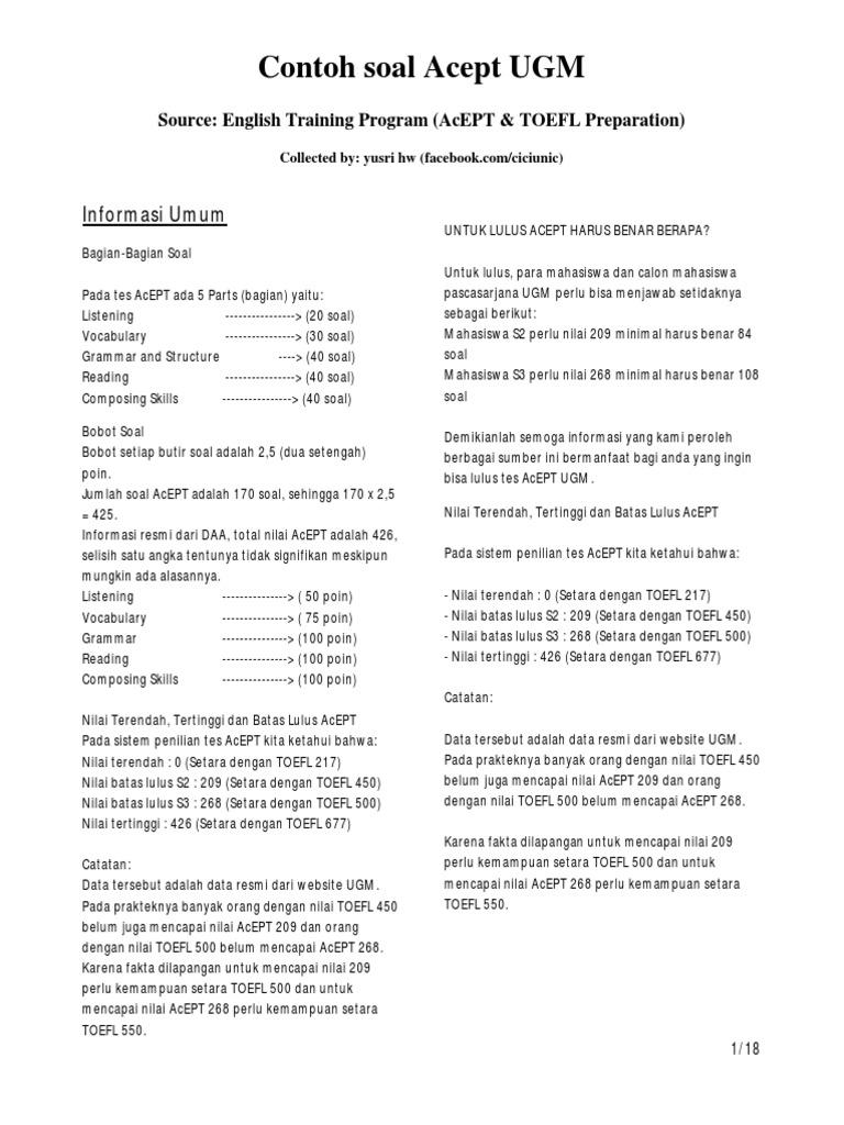 Soal Tpa Tes Potensi Akademik Bappenas Ui Sukses Tpa