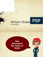 william shakespeare project 3 2 1