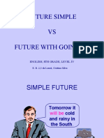 Future Simple VS Future With Going To: English, 8Th Grade, Level Iv