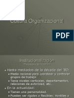 Cultura Organizacional