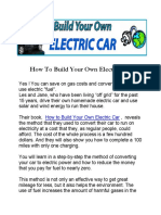Build Your Own Electric Car