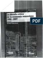La Década Critica de La Economía Venezolana 1998-2007 PDF
