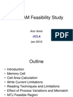 STT-RAM Feasibility Study: Amr Amin