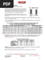 Nelson H4L Stud Specifications Guide | PDF | Welding | Construction