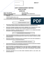 Lake County Commissioners Meeting Draft Agenda For 4/24/2014