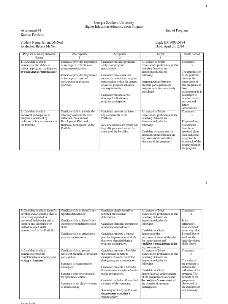 Rubrics for writing assignments pdf picture