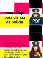 Maquillaje para Disfraz de Policia