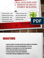 Structural Analysis and Manual Design of Multi-Storey Building