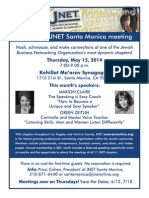 JNET Santa Monica Meeting Flyer - 5-15-14