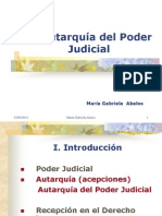María Gabriela Abalos -- Autarquía del Poder Judicial.ppt