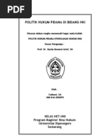 Download Kebijakan Pidana Dalam HKI by Fathoni SN21996577 doc pdf