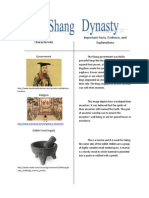 shang dynasty