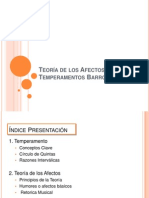 Teoría de Los Afectos y Temperamentos Barrocos