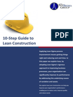 10 Step Guide to Lean Construction