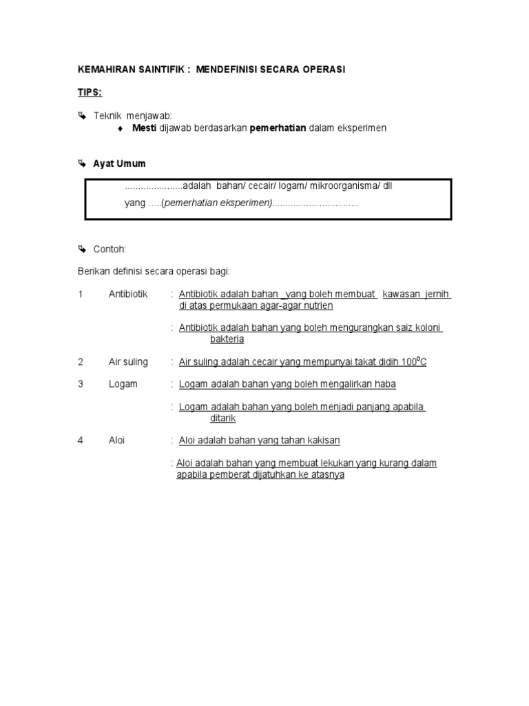 Definisi Secara Operasi Pdf