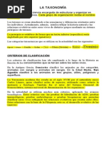 La Taxonomia