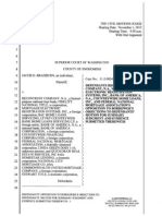 10.28.2013 Defendants Recontrust Company N.A. Et Al Opposition To Borrowers Objections To Defendants Motion For Summary Judgment and Evidence Submitted Therewith