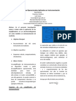 Informe Amplificadores Operacionales Aplicados en Instrumentación